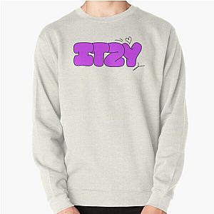 Itzy Sweatshirts - Itzy kpop love purple Pullover Sweatshirt RB1201