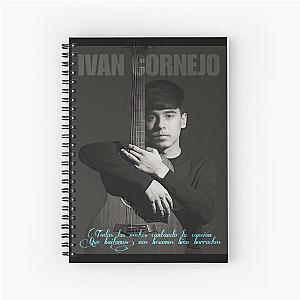 Ivan Cornejo - Esta Dañado Song Best line-Blue Highlight Spiral Notebook