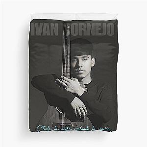 Ivan Cornejo - Esta Dañado Song Best line-Blue Highlight Duvet Cover