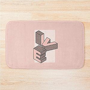 IVE letter isometric Bath Mat