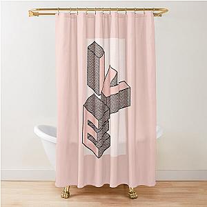 IVE letter isometric Shower Curtain