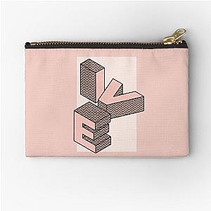 IVE letter isometric Zipper Pouch