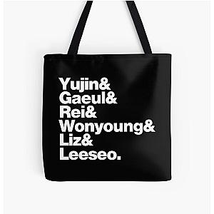 IVE & members names All Over Print Tote Bag