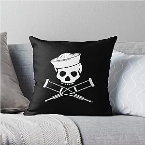 Jackass Pillows - Jackass Sailor Skull &amp; Crossbones Logo Throw Pillow RB1309 [ID726]