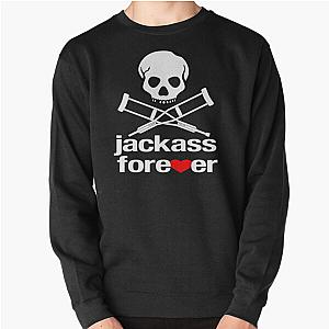 Jackass Sweatshirts - Jackass Forever Skull And Crutches Pullover Sweatshirt RB1309 [ID832]