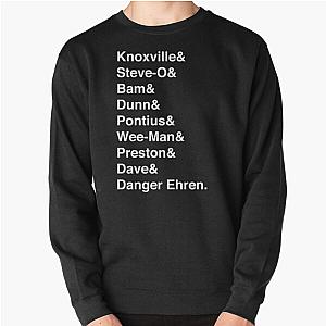 Jackass Sweatshirts - Jackass Names Pullover Sweatshirt RB1309 [ID818]