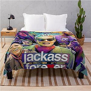 Jackass Blanket - Jackass Forever Johny Knoxville Premiere Movie Throw Blanket RB1101