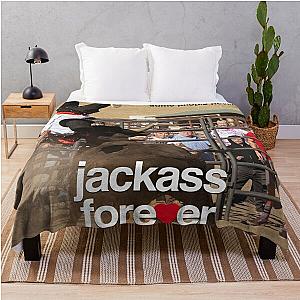 Jackass Blanket - Jackass forever Funny Movie Throw Blanket RB1101