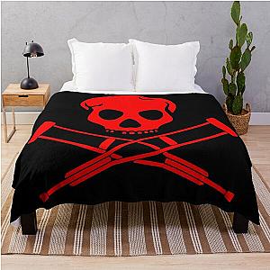 Jackass Blanket - Jackass Skull (Red) Throw Blanket RB1101