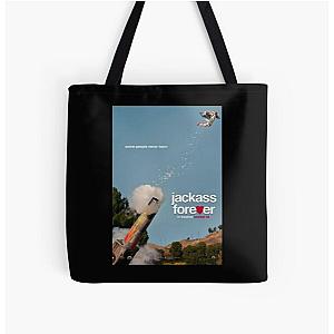 Jackass Bags - Jackass Forever Film Poster Wall Art All Over Print Tote Bag RB1101