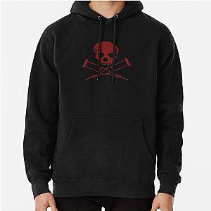 Jackass Hoodies - johnny Knoxville Jackass logo red Pullover Hoodie RB1101