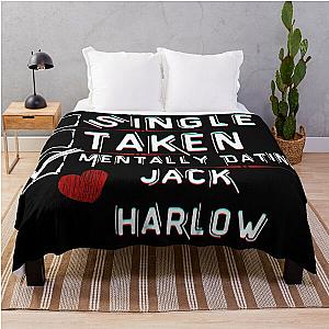Mentally Dating Jack Harlow Throw Blanket RB2206