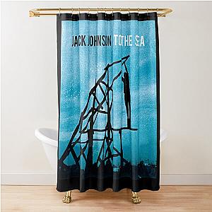 Jack Johnson to the sea Shower Curtain