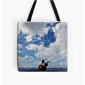 Jack Johnson from here to now to you All Over Print Tote Bag