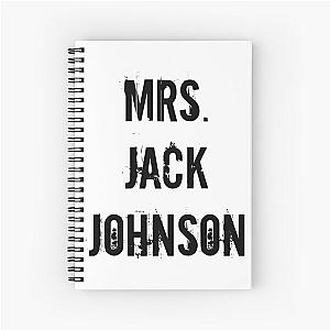 Mrs. Jack Johnson   Spiral Notebook