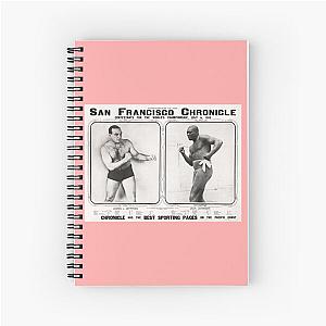 Jack Johnson VS James J. Jeffries - World-s Championship Promotion - 1910   Spiral Notebook