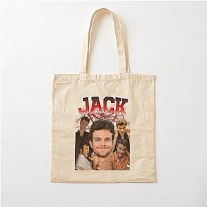 Jack Quaid Retro Style Cotton Tote Bag