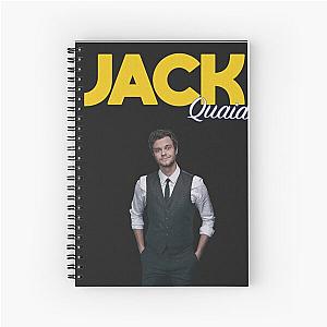 Jack Quaid Vintage Look Fan T shirt Spiral Notebook