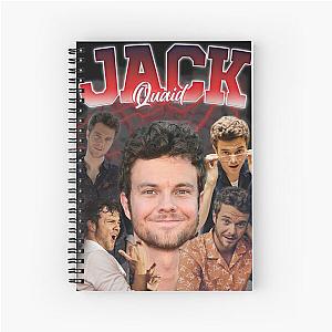 Jack Quaid Retro Style Spiral Notebook