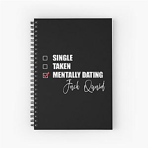 Mentally Dating Jack Quaid Spiral Notebook