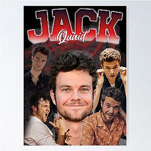 Jack Quaid Retro Style Poster