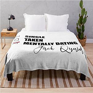 Mentally dating Jack Quaid Throw Blanket