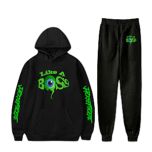 Jacksepticeye Hoodies Sets – Jacksepticeye Like A Boss Pullover Hoodies &amp; Pant