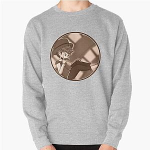 Jacksepticeye Sweatshirts - Jameson Jackson Sticker (Sepia) Pullover Sweatshirt RB0107