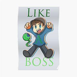 Jacksepticeye Posters -  Like a Boss!! Poster RB0107