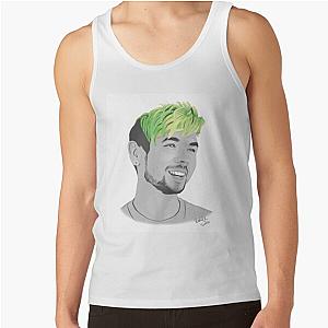 Jacksepticeye Tank Tops - JackSepticeye Green Hair Tank Top RB0107