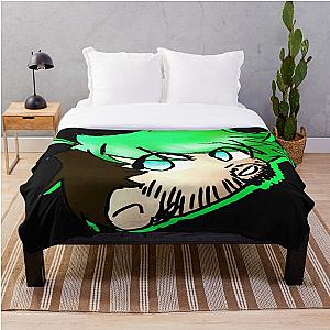 Jacksepticeye Bedding Sets - JackSepticeye Chibi Head Transparent Throw Blanket RB0107