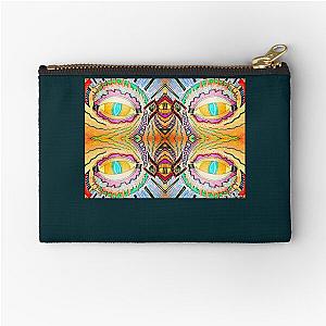 into to the woods with  jackson browne   Zipper Pouch