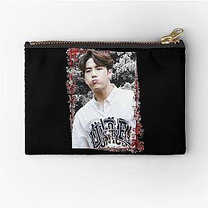 Jackson Wang GOT 7 Jackson Korean Kpop Floral Design Zipper Pouch