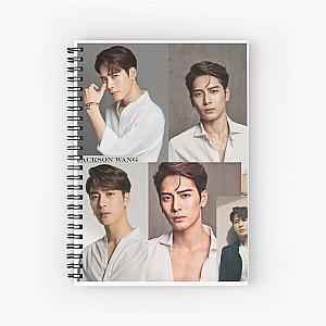 Jackson Wang , Collage Spiral Notebook