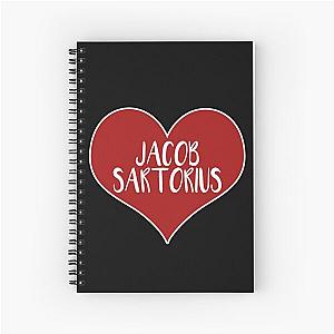 I love Jacob Sartorius - Just Heart Spiral Notebook