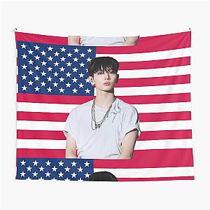 Jaehyun US Flag Myung Jaehyun BOYNEXTDOOR Tapestry