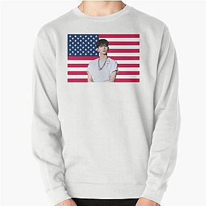 Jaehyun US Flag Myung Jaehyun BOYNEXTDOOR Pullover Sweatshirt