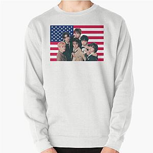 Boy next door US flag Sungho Riwoo Jaehyun Taesan Leehan Woonhak BOYNEXTDOOR Pullover Sweatshirt
