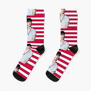 Jaehyun US Flag Myung Jaehyun BOYNEXTDOOR Socks