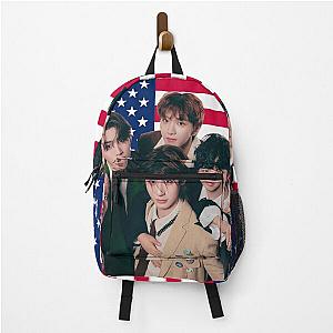 BOY NEXT DOOR US FLAG SUNGHO RIWOO WOONHAK JAEHYUN TAESEAN LEEHAN BACKPACK