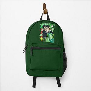 Jaehyun Neon Green Collage Bold Backpack