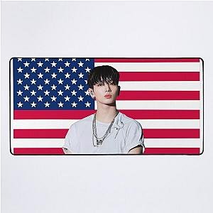 Jaehyun US Flag Myung Jaehyun BOYNEXTDOOR Desk Mat