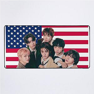 Boy next door US Flag Sungho Riwoo Jaehyun Taesan Leehan Woonhak BOY Next Door Desk Mat