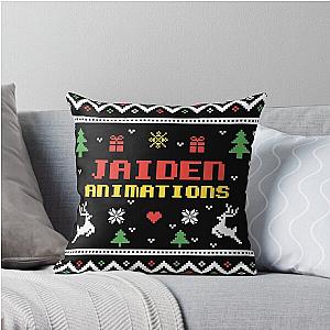 Jaiden animations christmas gift ugly lovely hilarious sweater, 8bitart throw pillow