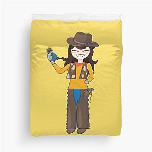 Jaiden Animations Cowboy Halloween Costumes and Her Bird Watching You