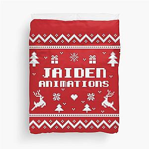 Jaiden Animations Christmas Gift White Ugly Lovely Sweater, Funny Sweater 8bitart Duvet Cover