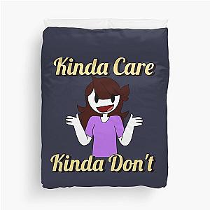 Jaiden Animations Kinda Care Duvet Cover