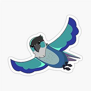 Jaiden Animations Cute Bird Parrot Watching Funny Sticker