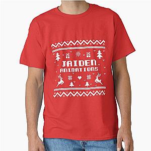 Jaiden Animations Christmas Gift White Ugly Lovely Sweater Funny Sweater Pixel Artwork 8bit Art Classic T-Shirt