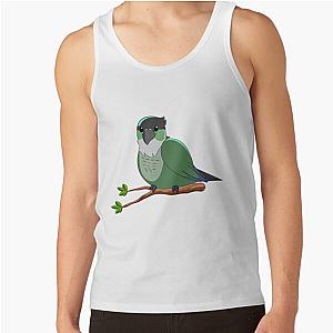 Jaiden animations cute bird on a leaf watching you funny Tank Top